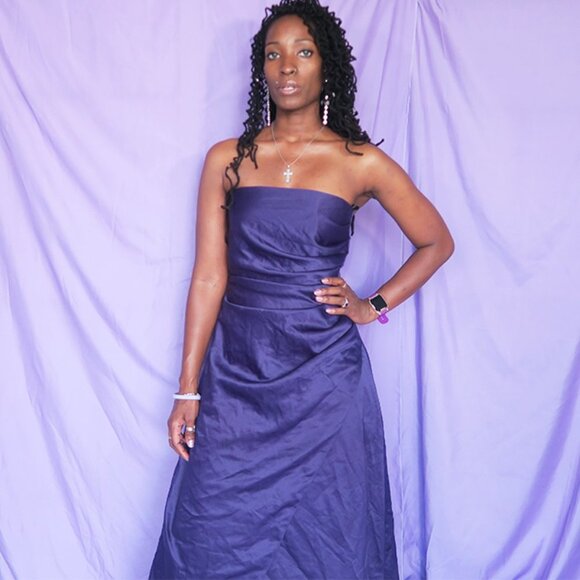 Urban Girl Nites strapless prom/evening dress 7/8 - Picture 4 of 10